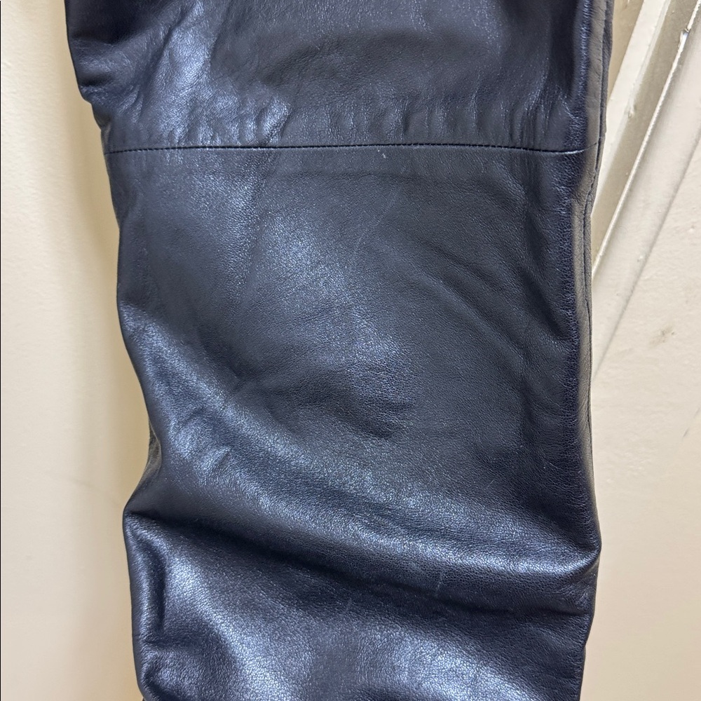 Black  Leather Pants by Ellen Tracy - Picture 6 of 12